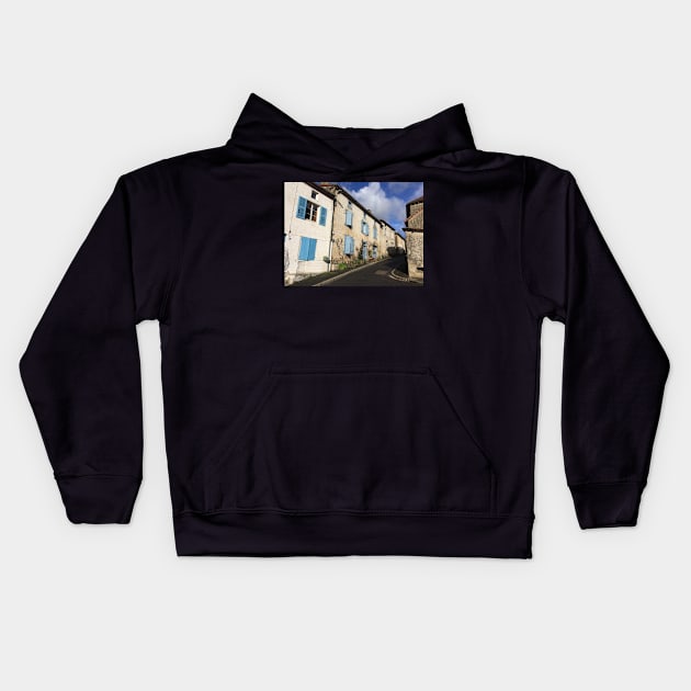 A View of L'Isle Jourdain, France Kids Hoodie by golan22may